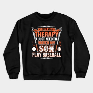 Proud Baseball Dad Crewneck Sweatshirt